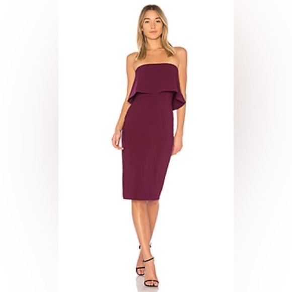 Likely Driggs Dress in Burgundy (D2) - Picture 2 of 6